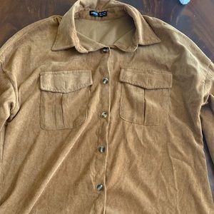 Corduroy Button Down Top